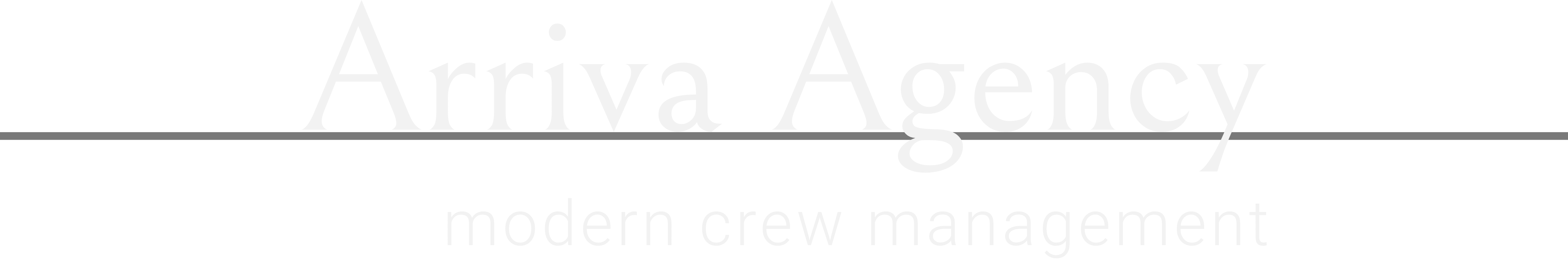 Logo Arriva Agency, Agencji Morskiej w gdańsku dla marynarzy i oficerów floty handlowej.